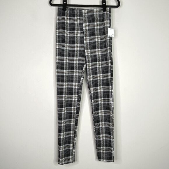 New Forever 21 Plaid High Waist Leggings Women's Size Medium - Picture 1 of 8